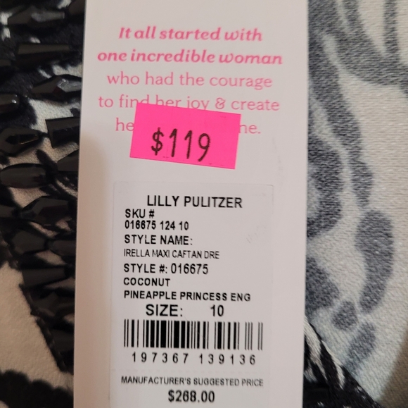 Lilly Pulitzer Maxi Dress NWT 10 - Picture 3 of 3